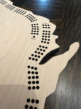 Load image into Gallery viewer, Wisconsin Cribbage Board - Customizable (2-6 person)