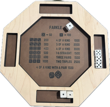Load image into Gallery viewer, Farkle Dice Tray - Hexagon