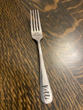 Load image into Gallery viewer, Personalized laser engraved Fork