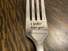 Load image into Gallery viewer, Personalized laser engraved Fork