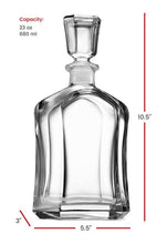 Load image into Gallery viewer, Decanter & set of 4 glasses. Custom engraved.