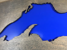 Load image into Gallery viewer, Lake Superior map custom home decor wall hanging, 14" x 11"