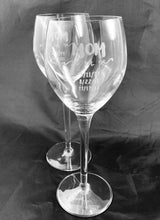 Load image into Gallery viewer, 11 oz Wine Glasses, w/holder
