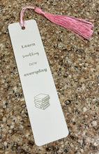 Load image into Gallery viewer, Personalized Bookmark, Laser Engraved