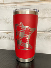 Load image into Gallery viewer, MN Plaid Tumblers