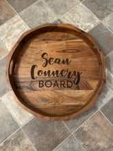 Load image into Gallery viewer, Personalized Laser engraved Charcuterie Board
