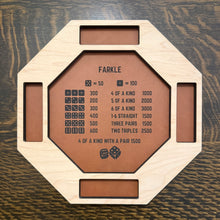 Load image into Gallery viewer, Farkle Dice Tray - Hexagon
