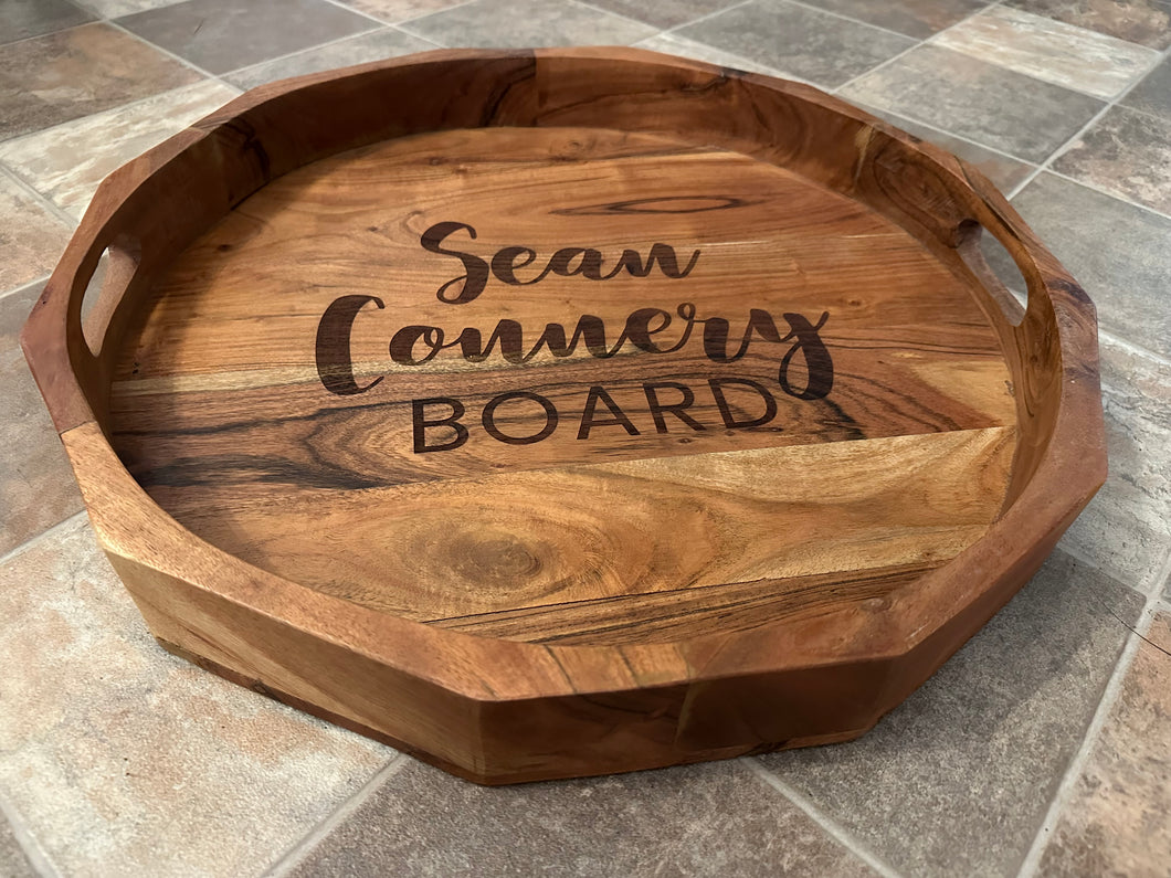 Personalized Laser engraved Charcuterie Board