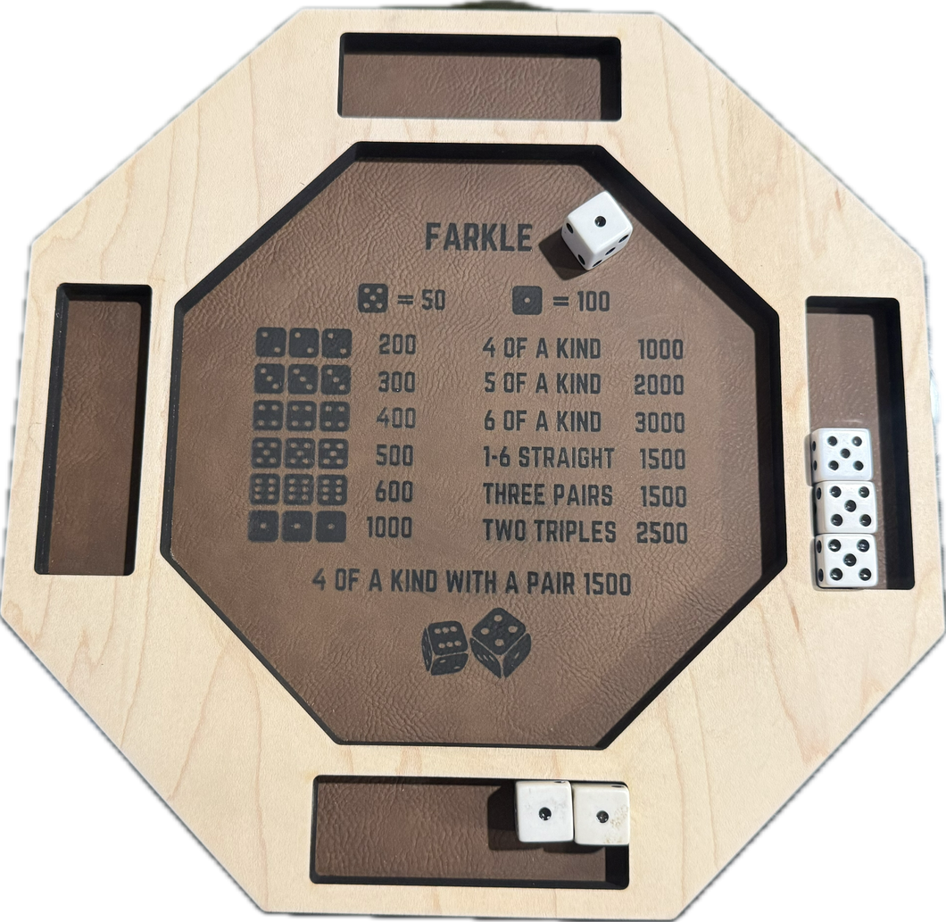 Farkle Dice Tray - Hexagon