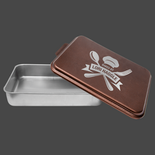 Load image into Gallery viewer, Aluminum Cake Pan 9&quot;x13&quot; - Customizable
