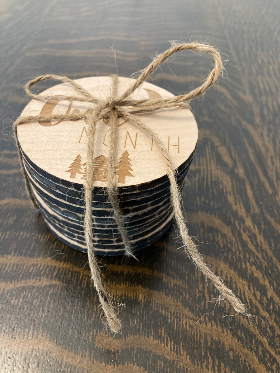 Baby Milestone Marker Wingnut Laser